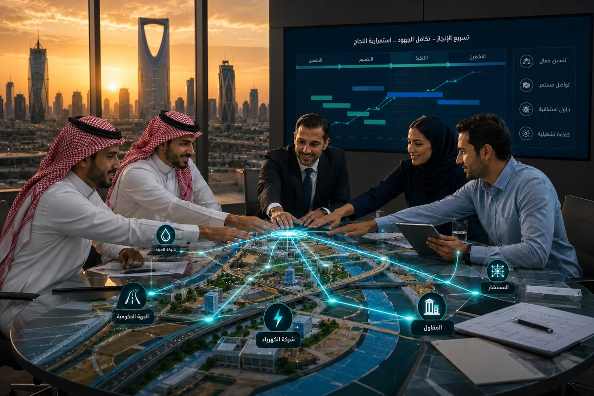 تعزيز التكامل بين الجهات المعنية بالبنية التحتية